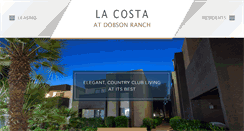 Desktop Screenshot of lacosta-dobsonranchapts.com
